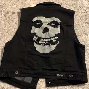 Misfits denim vest